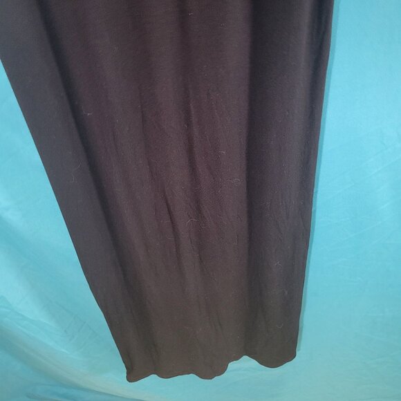 Chelsea & Theodore Black Embroidered Maxi Dress Medium - Picture 11 of 11